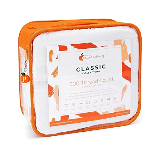 PeachSkinSheets Mariner Blue Sheet Set 1500tc Level of Softness