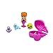 Splashlings Mermaid 6 Pack Playset - One Mermaid, Four, and One Treasure Shell (Wave 1)