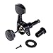 Kmise A2421 3L3R FA-21 Auto Lock Tuning Pegs Tuners Machine Heads, Black