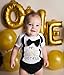 DONWEN Baby Boy First Birthday Outfit Mr Onederful Bowtie Romper + Shorts Bodysuit Cake Smash Outfits 6-12 Months