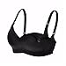 Gratlin Women's Full Cup Lightly Padded Wirefree Maternity Breastfeeding Nursing Bra Black 36DD