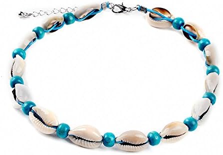 Turquoise Shell Choker Necklace for Women (1)