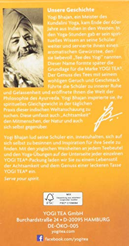 YogiTee Kurkuma Chai 17 Beutel, 3er Pack (3 x 35 g) – Bild 3