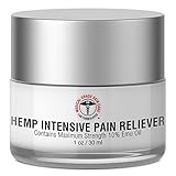 Hemp Cream for Pain Relief | SkinPro Medical Grade Skin Care | Contains Maximum Strength 10% Emu Oil for Potent, Fast-Acting Results