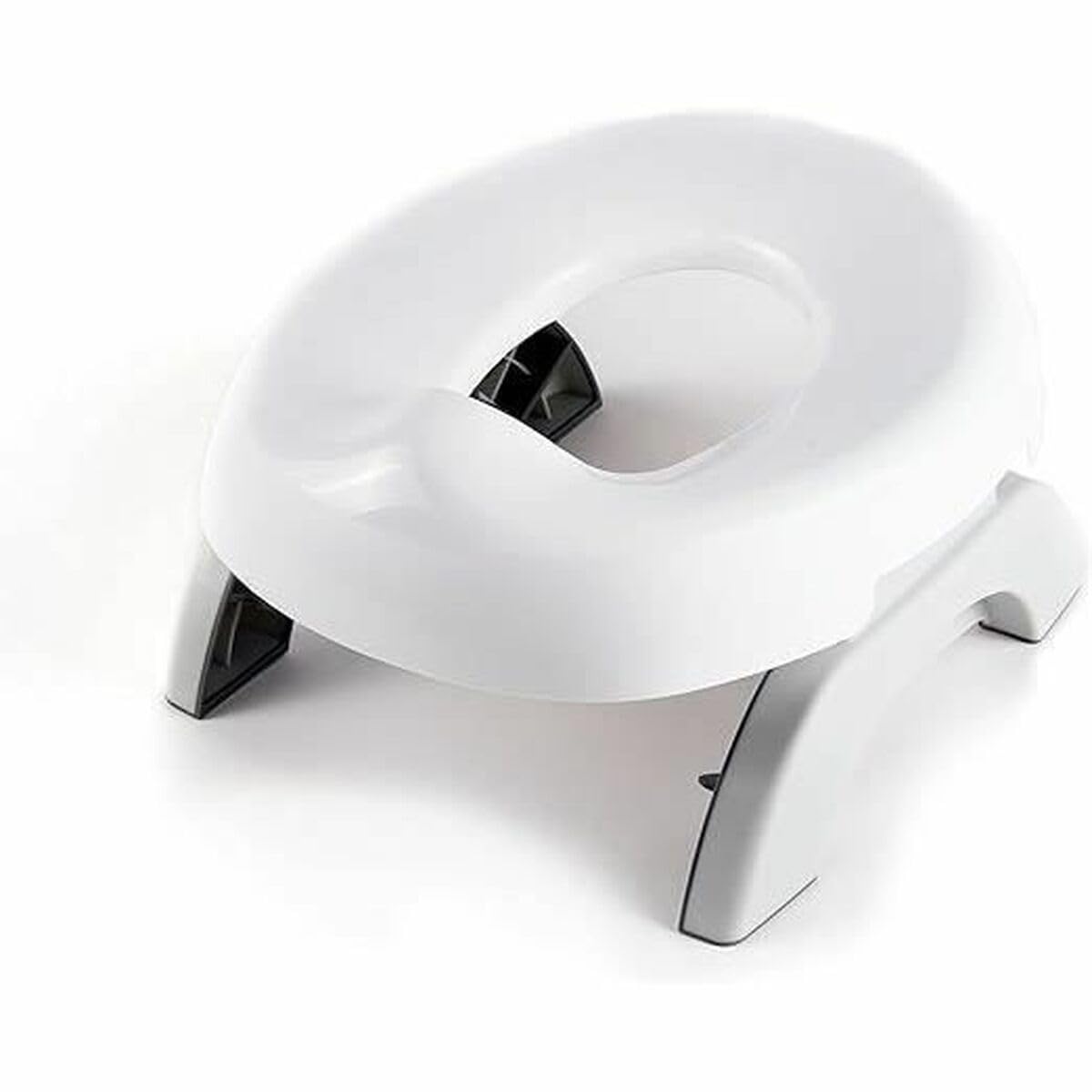 Summer My Travel Potty - 2 in 1 Foldable Travel Potty for Toddlers - Standalone Potty or Potty Ring for Adult Toilet with Handles, Includes 5 Disposable Waste Bags