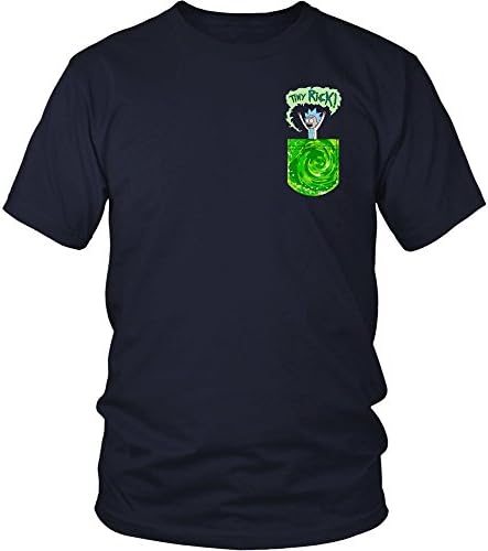 Rick and Morty Get Schwifty - Tiny Rick Pocket Shirt