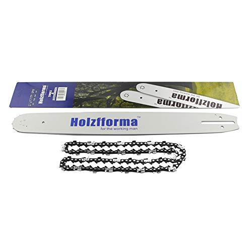 Farmertec Holzfforma 20 Inch Guide Bar &Saw Chain Combo 3/8 .058 72DL for Husqvarna Chainsaw 61 66 266 268 272 281 288 365 372 385 390 394 395 480 562 570 575