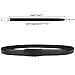 Men's Genuine Leather Ratchet Dress Belt with Automatic Buckle (Buckle #0134)