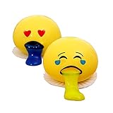 Vomitting Yolk Slime Stress Relief Toy Yellow 2 pcs in 1 Pack