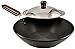 Hawkins Futura 2.5 Litre Deep Fry Pan, Long Handle Hard Anodised Kadai with Stainless Steel Lid, Flat Bottom Kadhai, Black (ADL25S)
