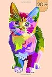 Pocket 2019 Cat Diary Journal: Mini Daily & Weekly Calendar With Password Log & Address Book; Purse Notebook With Inspirational Quotes; Small Little Monthly Goals Tracker With To Do List by ZenWerkz