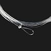 AnglerDream-Fly-Fishing-Tapered-Leader-Line-with-Loop-9FT-2X-6X-5-Pack-Clear