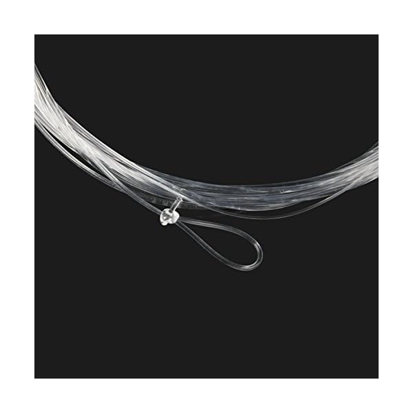 AnglerDream-Fly-Fishing-Tapered-Leader-Line-with-Loop-9FT-2X-6X-5-Pack-Clear
