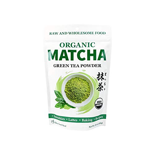Cherie Sweet Heart Matcha Green Tea Powder - USDA Organic, Smoothies, Lattes, Baking, Recipes - Antioxidant, Energy - 1 lb