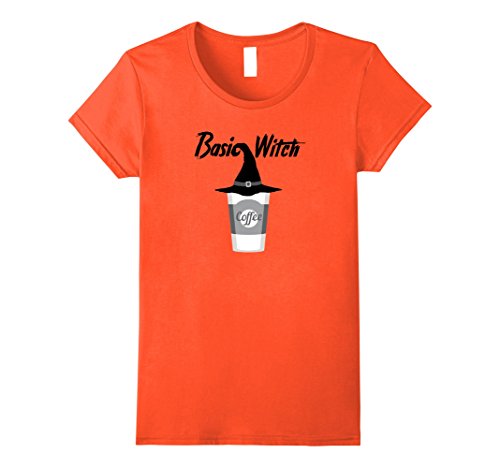 Womens Basic Witch T-Shirt XL Orange