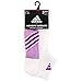 adidas Women's Superlite Stripe Low Cut Socks (3-Pair), White/Shock Purple/Core Pink/Solar Gold, Medium, (Shoe Size 5-10)