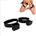 Bed Restraints Bondage Fetish Kit - Soft Handcuff Strap Couple Games Belt Role Play Toys - Nylon Wrist and Ankle Cuffs with Adjustable Straps
