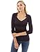 PattyBoutik Women's 2 in 1 Style V Neck Sweater