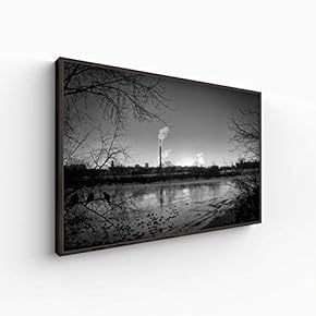 Canvas Wall Art for Living Room, Bedroom Monochrome Landscape Framed Canvas Prints for Home Decoration Ready to Hang - 16x24 inches