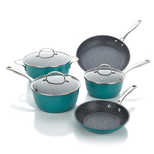 Click Here to See More Images Curtis Stone 8-piece DuraPan Nonstick Cookware Set