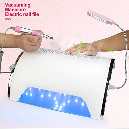Lucky star ZLY Electric Nail Drills,Electric Manicure Pedicure Nail Polisher Machine Portable Rechargeable Cordless Nail Polishing Tools Set, Low Heat Noise Triple