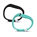 Teak - Silicone Sport Band Replacement for Fitbit Flex - Small, Black and Teal 2 Pack