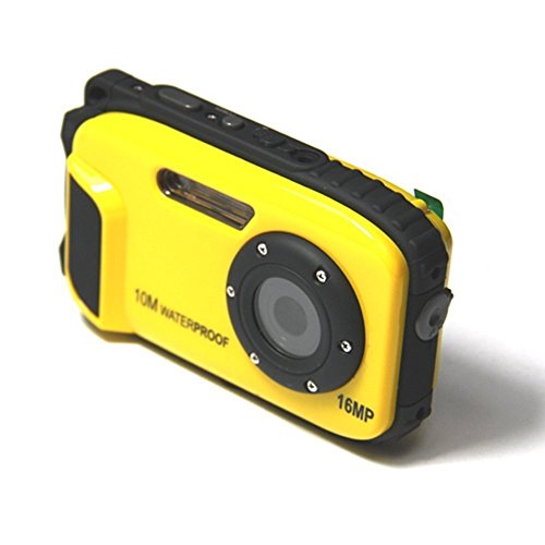 Waterproof camera,Bigaint BG003 16MP 8x Zoom Cameras 2.7 Inch LCD Digital Camera 10m Underwater Waterproof Camera --Yellow