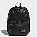 adidas Originals Women's Originals National Compact Premium Backpack, Black Pu Leather, One Size