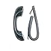 Handset Compatible with Cisco 7900 Series (CP-HANDSET=) with Curly Cord. Fits 7902, 7905, 7906, 7910, 7911, 7912, 7940, 7941, 7945, 7960, 7961, 7962, 7965, 7970, 7971, 7975
