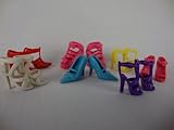 7 Pairs of Shoes Made to Fit Barbie Doll