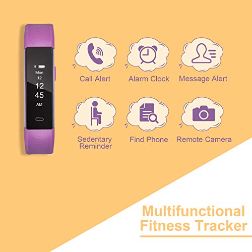 ONIOU Kids Fitness Tracker, Waterproof Activity Tracker Watch for Children, Pedometer Watch