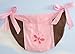 SoHo Pink and Brown Sweetie Garden Baby Crib Nursery Bedding Set 13 pcs included Diaper Bag with Changing Pad & Bottle Case