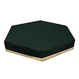 Cozzka Outdoor Hexagon Sand Box Cover Heavy Duty