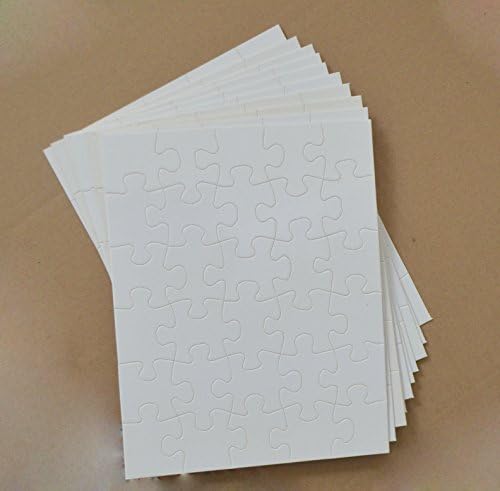 10sets Sublimation Rectangle Jigsaw Puzzle by Sublimation Blanks