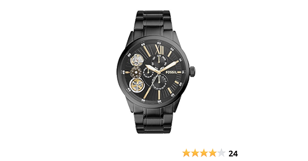 Fossil Flynn Mechanical Black-Tone 