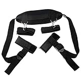 Straddle Pillow Bondage Tie, Luversco Adult Fantasy Straddle Pillow Bondage Tie Sex Toy Hands Ankle Restraints SM Game