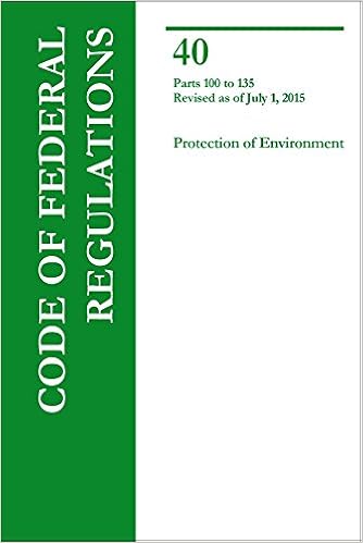 Cfr Title 40 Parts 100 135 Protection Of Environment Us - 