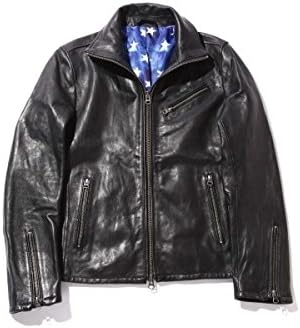 Amazon ローズバッド カップルズ メンズ Rose Bud Couples メンズシープシングルライダース ブラック L コート ジャケット 通販