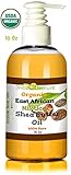 Slice Of Nature Organic 100% Pure Shea Butter Oil East African Nilotica Shea- Luxurious, Creamy, Extremely Hydrating for Face Body Hair USDA certified 16 oz