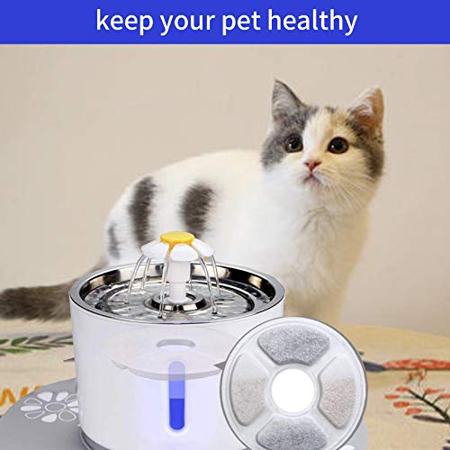 Replacement Filters for Pet Water Fountain Activated Carbon Filters