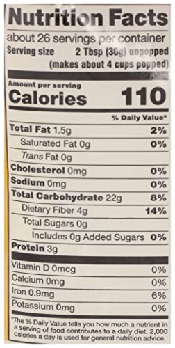 365 BY WHOLE FOODS MARKET, ORGANIC YELLOW POPCORN KERNELS, 28 OUNCE