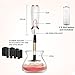 Makeup Brush Cleaner - 360 Rotation Electric Makeup Brushes Cleaner and Dryer, Fit for All Size Makeup Brushes - Remove Cosmetic Residue, Oil and Impurities from Brushes - White (White)