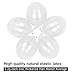 White Balloons HoveBeaty 12 Inches Thicken Latex Metallic Balloons 100 Pack for Wedding Party Baby Shower Christmas Birthday Carnival Party Decoration Supplies