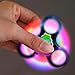 Newest LED Light UP Glow Tri-Spinner Hand Spinner Fidget New Style Toy, EDC ADHD Focus Stress Reducer Relieve Anxiety Autism (G)