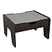 KidKraft 2-in-1 Activity Table with Board (Gray/Espresso) - Limited Edition