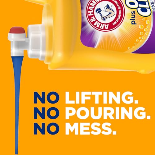 ARM & HAMMER PLUS OXICLEAN ODOR BLASTERS FRESH BURST, 128 LOADS LIQUID LAUNDRY DETERGENT, 166.5 FL OZ