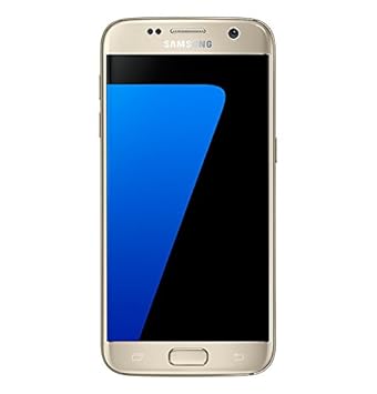 Samsung Galaxy S7 Smartphone, entsperrt, 4G, 13 cm/5,1 Zoll – 32 GB – 4 GB RAM – Android, goldfarben