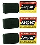 Antiseptic Soap 3 x 30g Travel Size Packs Asepso