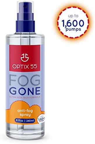 Anti-Fog Spray | Prevents Fogging of Glass or Plastic Windows, Mirrors