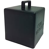 Creative Balloons™ Cube Weight – 65 g Black Balloon Weights for Helium Balloon Bouquets – 10‑Pack for Parties & Event Décor